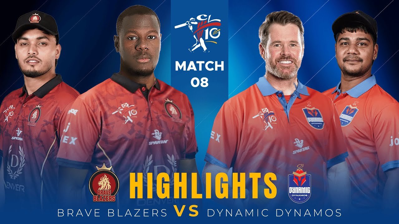 Dan Christian’s Eleven Crushes Brave Blazers – Win by 10 Wickets! | CLT10 - Match 8 Highlights